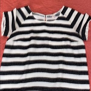 Black and white stripped top